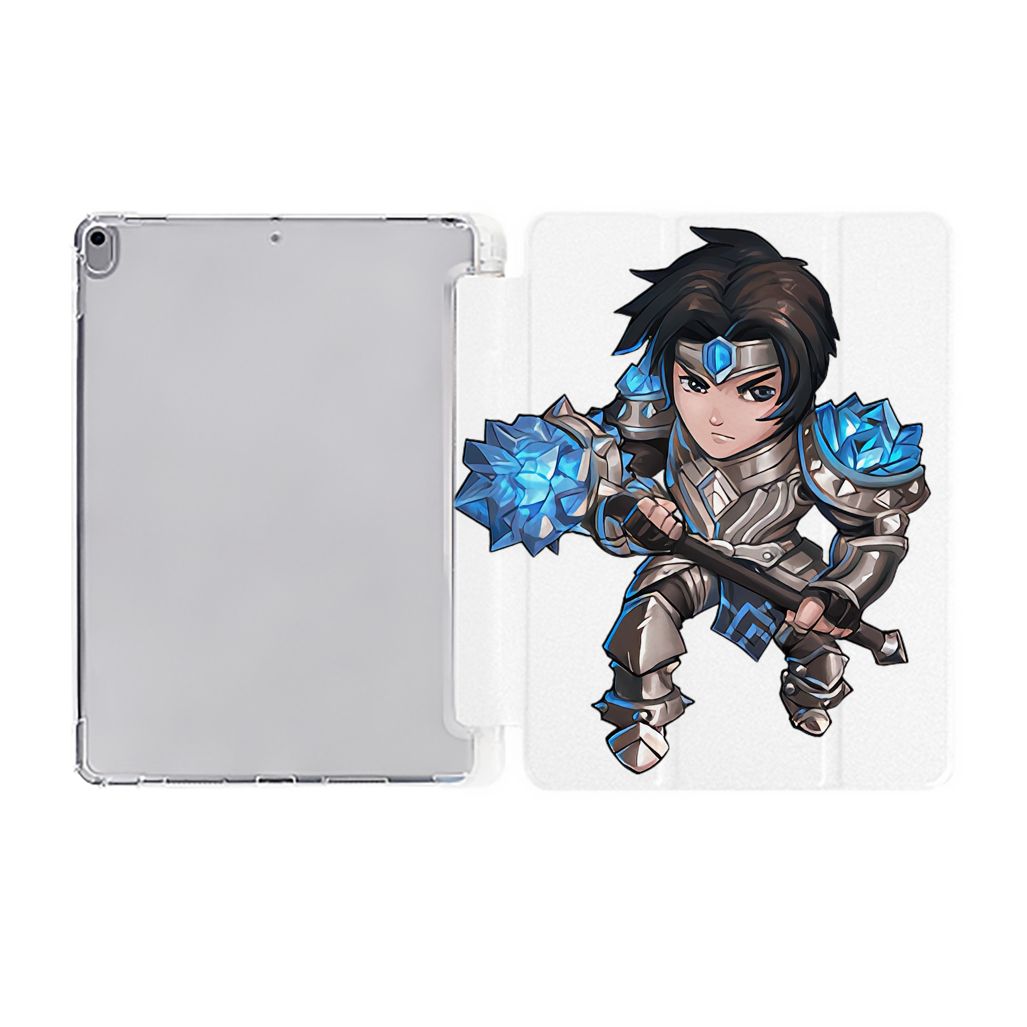 （画像用） リーグ・オブ・レジェンド League of Legends LOL IPad ケース ペン収納付き 三つ折りスタンド PUレザー×シリコン 対応機種9.5/10.5/10.9インチ